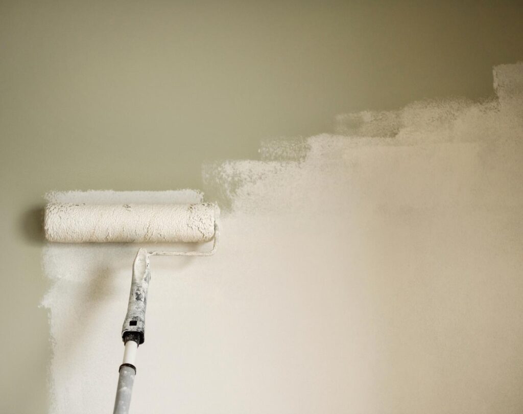 Interior painting near me in Grand Blanc, MI transforming a living room with modern colors