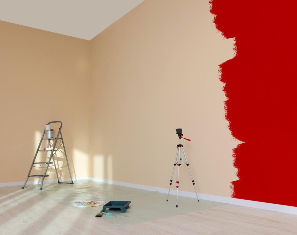 Interior painting in Canton, MI completed with premium paint and detailed trim work