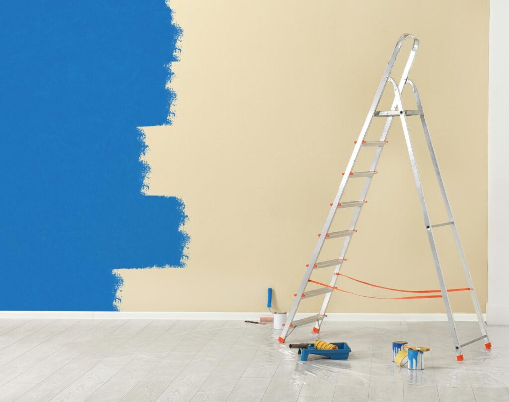 Interior painting near me in Livonia, MI showcasing a beautifully updated residential interior