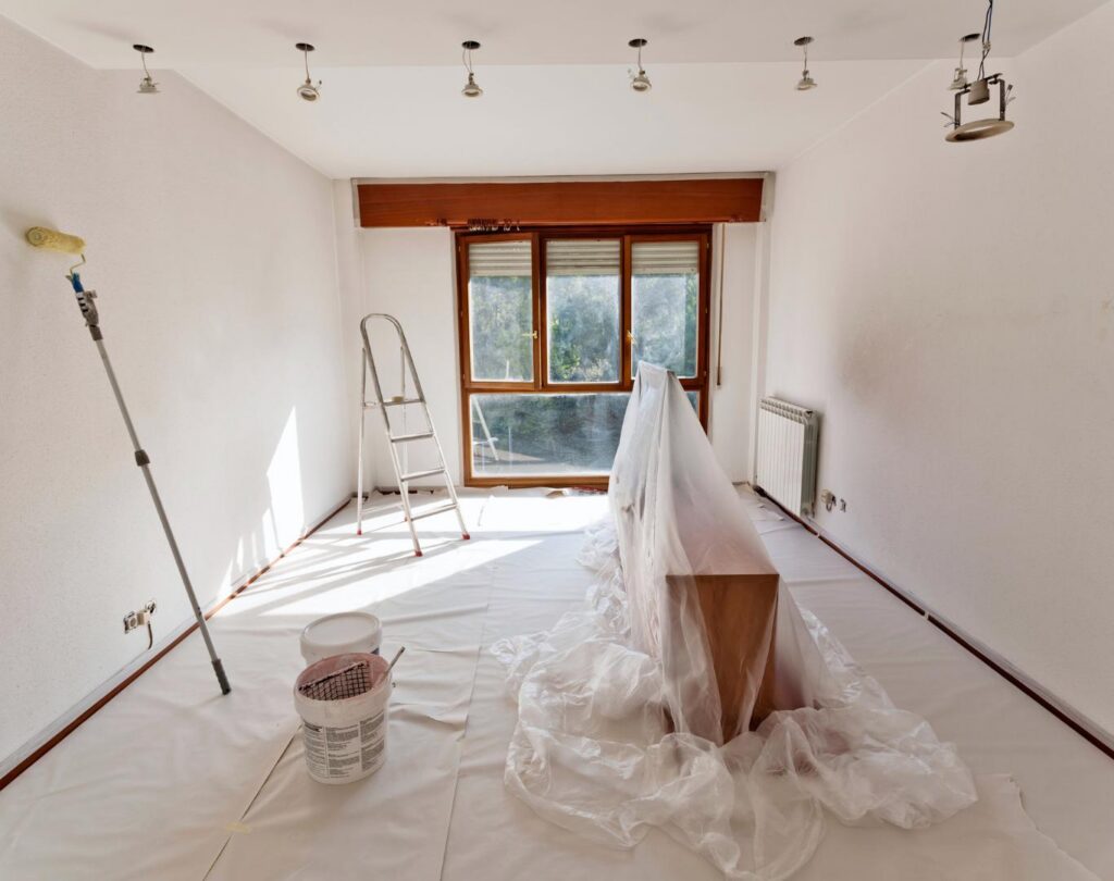 Residential painting in Howell, MI giving a local home a polished and refreshed finish